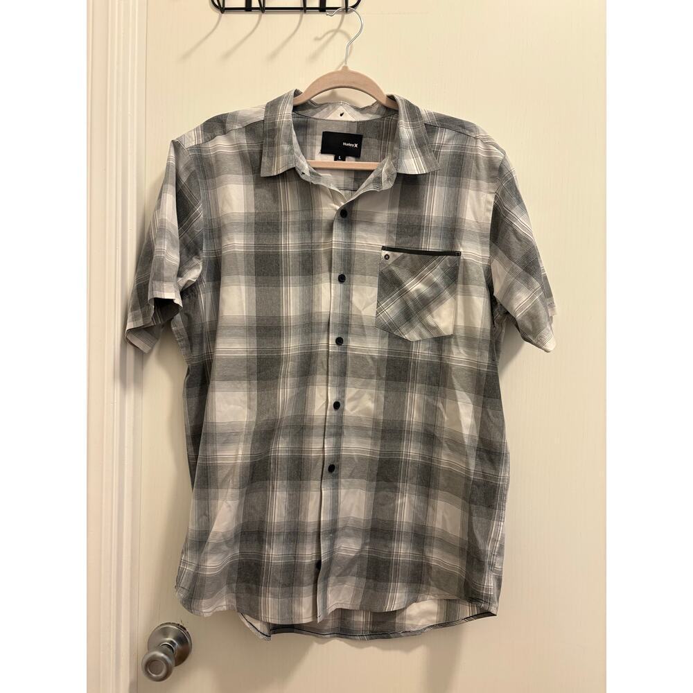 Men's Hurley x Nike Button Up Shirt Lrg